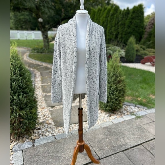 H&M long open front cardigan sweater - Picture 2 of 7